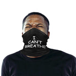 Load image into Gallery viewer, Polyester Bandana Face Scarf I CAN'T BREATHE Protective Riding Face cover Multi-function Magic Head Scarf For Parade Protest