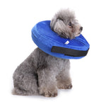 Load image into Gallery viewer, Dog Cat Protection Cover Wound Healing Cone Collar Inflatable Pet Medical Supplies Anti-bite PVC Comfortable Zipper E-Collar
