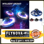 Load image into Gallery viewer, Flynova Athletic antistress hand mini flying toy Gyro rotator drone UFO led fidget finger spinner Rotary child christmas gift