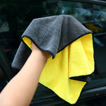 Load image into Gallery viewer, 1pc Car Care Polishing Wash Towels Plush Microfiber Washing Drying Towel Strong Thick Plush Polyester Fiber Car Cleaning Cloth
