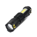 Load image into Gallery viewer, 3800LM XML Q5+COB Waterproof Powerful Led Flashlight Torch ZOOM Mini Q5 Hand Lamp Linterna Led for Hiking/Fishing/Camping/Biking