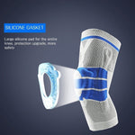 Load image into Gallery viewer, Elastic Basketball Knee Pads Support Silicon Padded Patella Brace Kneepad Protective Gear for Volleyball Sports Safety