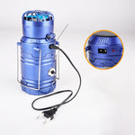 Load image into Gallery viewer, LED Solar Foldable Flashlight Portable LED Light Rechargeable Hand Lights Hiking Camping lanterna tatica Outdoor solar tent lamp