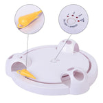 Load image into Gallery viewer, Funny Cat Interactive Pet Cat Toys Automatic Rotating Cat Play Teaser Plate Mice Catch Toy Electric Playing Exercise Toys