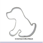 Load image into Gallery viewer, 3pcs Patisserie Reposteria Pet Dog Bone Claw Fondant Cake Decor Tools Metal Cookie Cutter Paste Chocolate Biscuit Mold Bakery