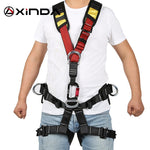 Load image into Gallery viewer, XINDA professional Rock Climbing Harnesses Full Body Safety Belt Anti Fall Removable Gear Altitude protection Equipment