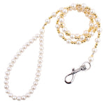 Load image into Gallery viewer, Luxury Beaded Pearl Dog Leash Pet Cat Chain Leads Leashes for Dog Collar Accessories UV rays Luminous Bead Dog Lead