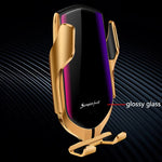 Load image into Gallery viewer, Car Wireless Charger Holder for iPhone X XS XR 8 Plus Mount 10W Qi Fast Charging Auto Clamp Wireless Car Phone Charger Suction