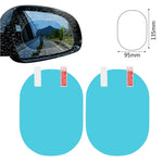 Load image into Gallery viewer, 2PCS Car Mirror Window Clear Film Anti Dazzle Car Rearview Mirror Protective Film Waterproof Rainproof Anti Fog Car Sticker