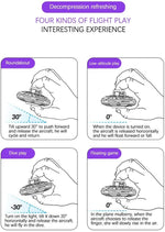 Load image into Gallery viewer, Flynova Athletic antistress hand mini flying toy Gyro rotator drone UFO led fidget finger spinner Rotary child christmas gift