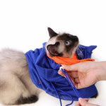 Load image into Gallery viewer, Multifunctional Cat Grooming Bag Bathing Bags Fitted Mesh Polyester Bag Pet Supplies No Scratching Biting