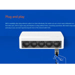 Load image into Gallery viewer, Tenda S105 Ethernet Switch,Mini 5 Port Desktop Ethernet Network Switch,100Mbps LAN Hub,Small and Smart,English/European Firmware