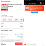 Load image into Gallery viewer, Four Sides Engraving Personalized Square Bar Custom Name Necklace Stainless Steel Pendant Necklace Women/Men Gift MNE180014