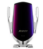 Load image into Gallery viewer, Car Wireless Charger Holder for iPhone X XS XR 8 Plus Mount 10W Qi Fast Charging Auto Clamp Wireless Car Phone Charger Suction