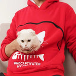 Load image into Gallery viewer, Pet Carrier Thicken Hoodies Kitten Puppy Holder Animal Pouch Hoodie Breathable Hooded Sweatshirt Teen Girls Women Pullovers Tops