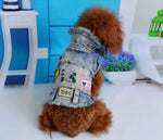 Load image into Gallery viewer, Factory Direct Sale Explosion Model Dog Clothes Cool Cowboy Vests Pet Clothes Spring and Autumn Dog Apparel Denim Jacket for Pet