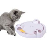 Load image into Gallery viewer, Funny Cat Interactive Pet Cat Toys Automatic Rotating Cat Play Teaser Plate Mice Catch Toy Electric Playing Exercise Toys