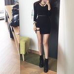 Load image into Gallery viewer, Style Black Hip Skirts Irregular Micro Mini Skirt Mini Skirt Summer Fashion Saia High Waist Faldas Mujer