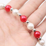 Load image into Gallery viewer, Luxury Beaded Pearl Dog Leash Pet Cat Chain Leads Leashes for Dog Collar Accessories UV rays Luminous Bead Dog Lead