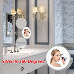 Load image into Gallery viewer, 360 Degree Rotation 10X Magnifying LED Makeup Mirror Compact Suction Cup Folding Vanity Mirror with LED Light cosmetic Tools