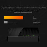Load image into Gallery viewer, Tenda SG105 Mini 5-Port Desktop Gigabit Switch/Fast Ethernet Network Switch LAN Hub/ Full or Half duplex Exchange,EU/US Firmware
