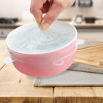 Load image into Gallery viewer, 1/6 PCS Reusable silicone stretch lids universal lid Silicone food wrap bowl pot lid silicone cover pan cooking Kitchen Stoppers