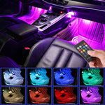 Load image into Gallery viewer, Car LED Foot Light Ambient Lamp With USB Wireless Remote