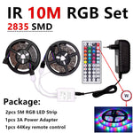 Load image into Gallery viewer, Red Green Blue LED Strip Light With 12V Remote Control Adapter, 5m/10m