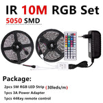 Load image into Gallery viewer, Red Green Blue LED Strip Light With 12V Remote Control Adapter, 5m/10m