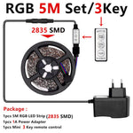 Load image into Gallery viewer, Red Green Blue LED Strip Light With 12V Remote Control Adapter, 5m/10m