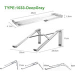 Load image into Gallery viewer, Aluminum Foldable and Adjustable Stand For Laptop