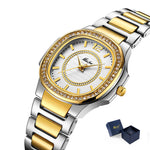 Load image into Gallery viewer, Gold Look Wrist Watch