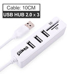 Load image into Gallery viewer, Multi USB 3.0 Hub USB Splitter High Speed 3