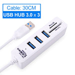 Load image into Gallery viewer, Multi USB 3.0 Hub USB Splitter High Speed 3
