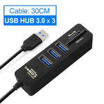 Load image into Gallery viewer, Multi USB 3.0 Hub USB Splitter High Speed 3