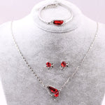 Load image into Gallery viewer, Butterfly Set Necklace & Earring & Bracelet