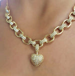 Load image into Gallery viewer, Luxury heart shape jewelry sets