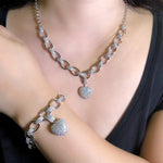 Load image into Gallery viewer, Luxury heart shape jewelry sets