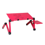 Load image into Gallery viewer, Laptop Table Stand With Adjustable Folding Ergonomic Design