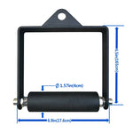 Load image into Gallery viewer, Gym Home Lat Pull Down Pulley Cable Machine Handle Attachment Fitness Arm Wrestling Workout Deadlift D Shape Hand Grip Equipment
