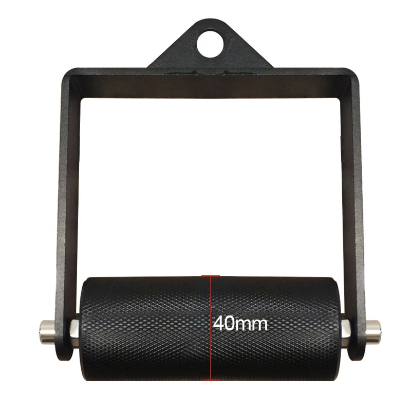 Gym Pulley Cable System Attachments Lat Pull Down Bar Arm Wrestling Training D-Handle Grips for Fitness Weight Workout Equipment