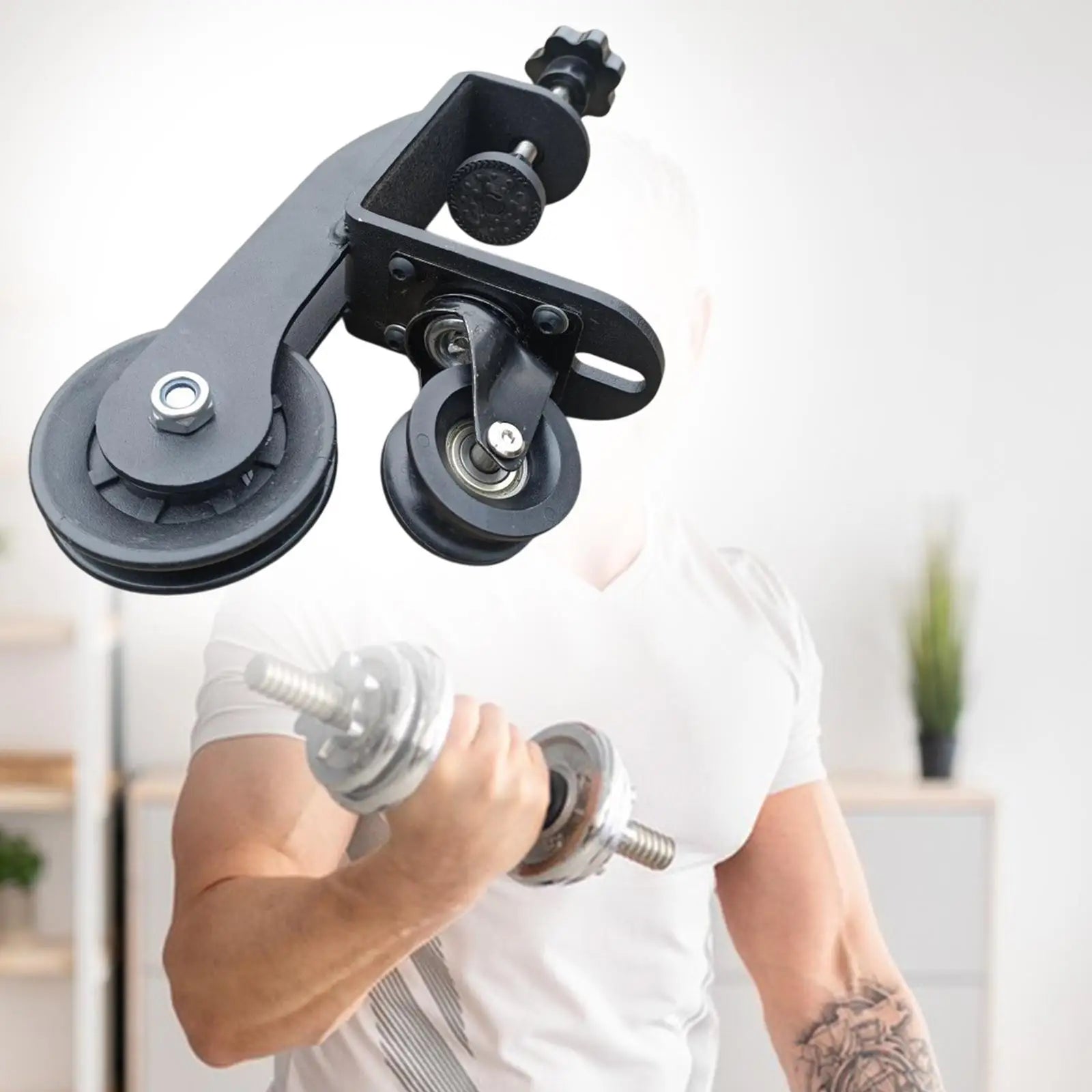 Arm Wrestling Training Table Pulley Cable System DIY Table Pulley Machine