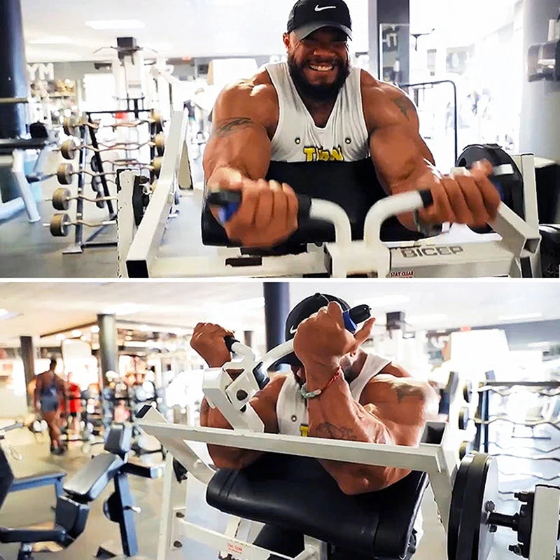 2PCS Armwrestling Grip for Handle - Arm Wrestling Equipment At the Gym for Dumbbell, Rowing, Pulldowns Exercises Etc