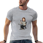 Load image into Gallery viewer, lou armwrestling T-Shirt vintage anime shirt quick drying customs t shirt men 100℅ cotton
