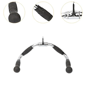 LAT Pull Down Bar Row Handle Versatile Equipment Barbell Pulldown Bar for Fitness Sports Arm Wrestling Exerciser Weightlifting
