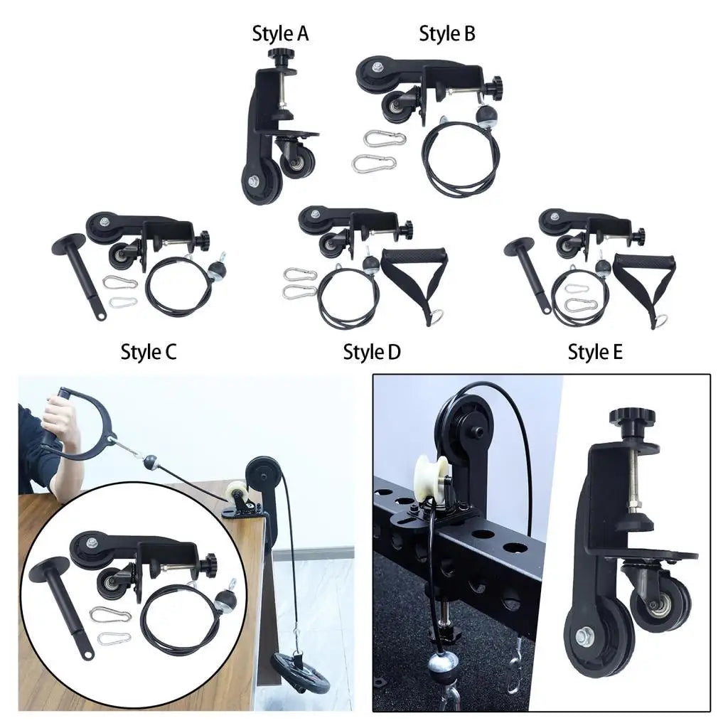 Arm Wrestling Training Table Pulley Cable System Accessories Wrist Exerciser