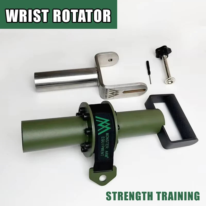 Arm Wrestling Rotating Roller Forearm Wrist and Arm Rotation Blaster Gym Wrench Biceps Curl Handle Armwrestling Exercise Handle