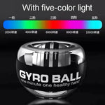 Load image into Gallery viewer, Gyro Ball With Balls Bag Powerball Coloured Lights Power Ball Gym Exercise Sport Workout Equipment Armwrestling Forearm Training
