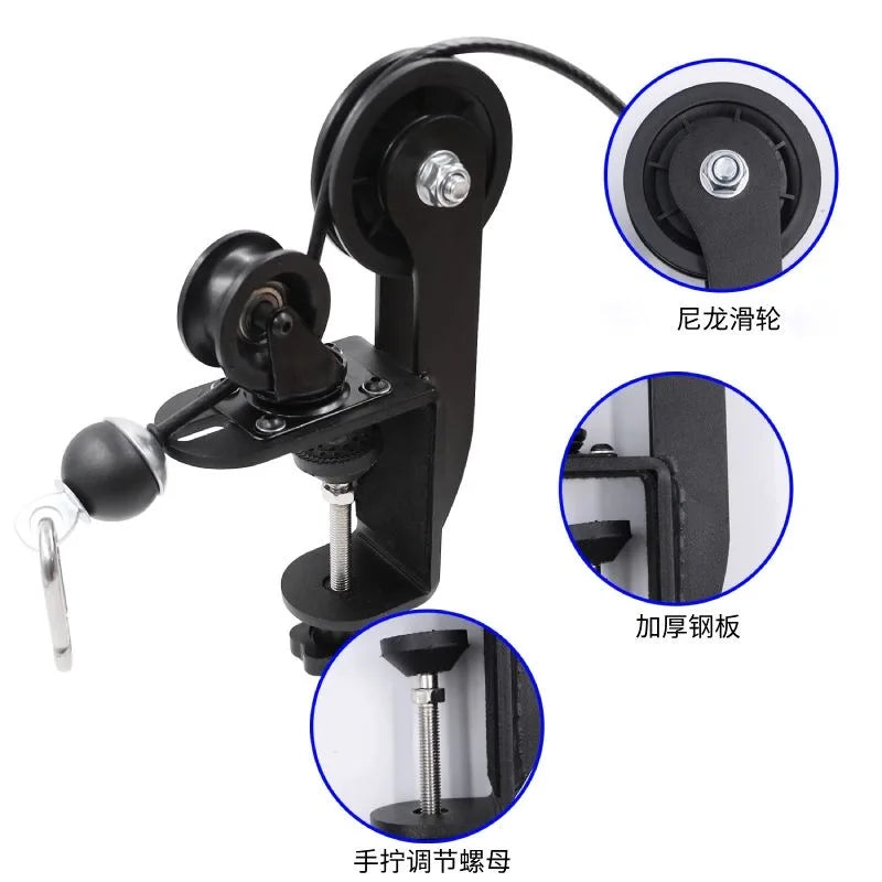 Arm Wrestling Training Table Pulley  Arm Wrestling Finger Forearm Exerciser Strengthener Home Workout Fitness Equipment
