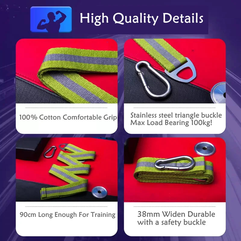 Thumb Pronation Hand Grip Belt Brace Wrist Cotton Strap Arm Wrestling Strength Training Gripper Fitness Equipment Multifunction